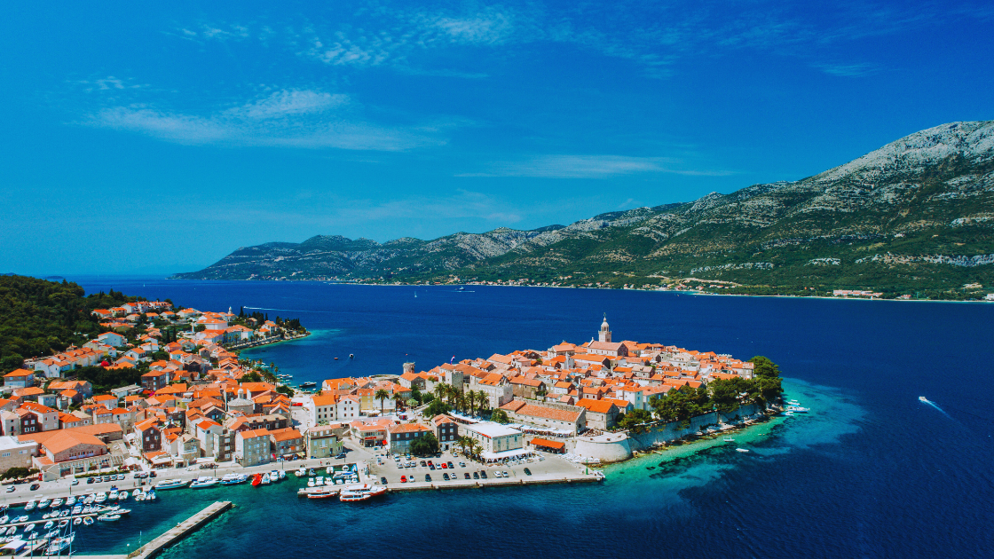 korcula időjárás augusztus