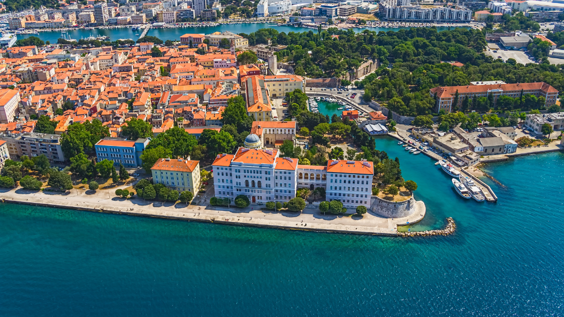 zadar időjárás július