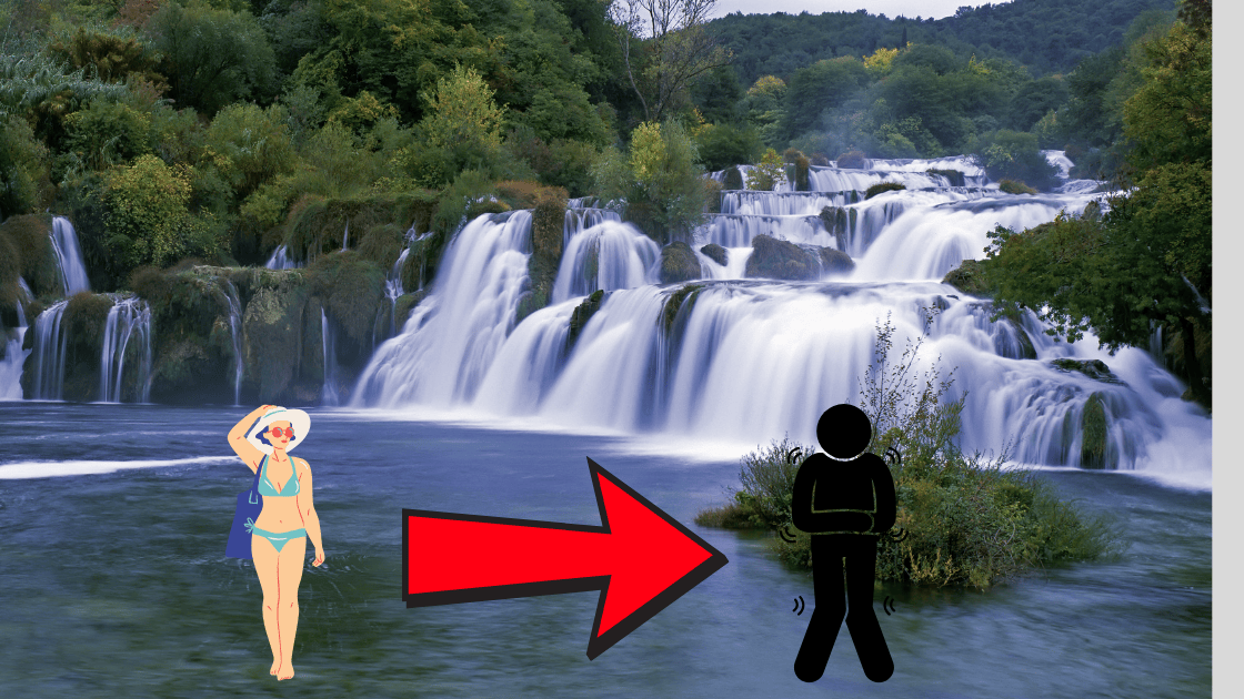 Horvátország KrK vízesés. Horvátország KrK vízesés.